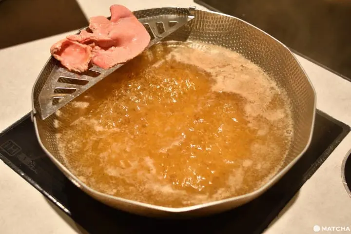 しゃぶしゃぶれたす特殊设计的锅缘