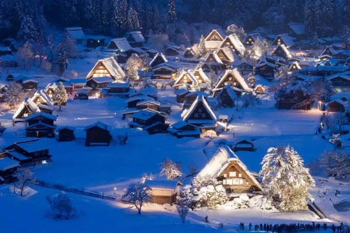 Shirakawago in winter