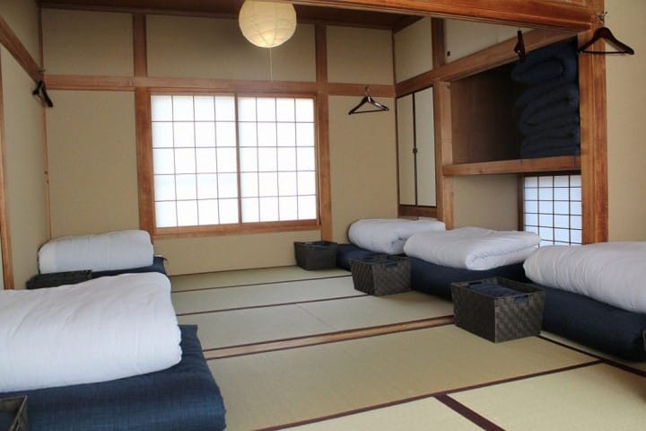 【鎌倉住宿】鎌倉Guest house-榻榻米多人房
