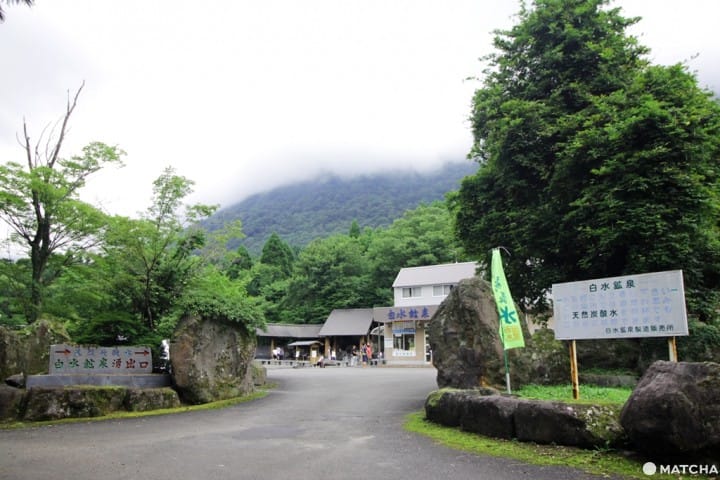 【大分縣】天然湧出的碳酸氣泡水,白水礦泉-外觀