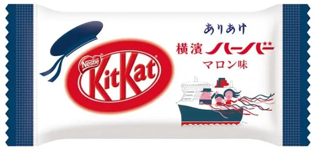 日本必買伴手禮KITKAT_奇巧巧克力_橫濱西洋栗風味