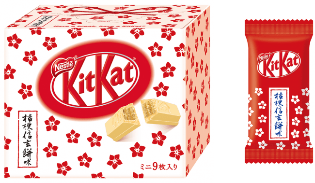 日本必買伴手禮KITKAT_奇巧巧克力_桔梗信玄餅風味