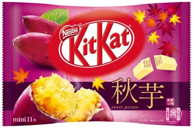 日本必買伴手禮KITKAT_奇巧巧克力_秋季地瓜風味