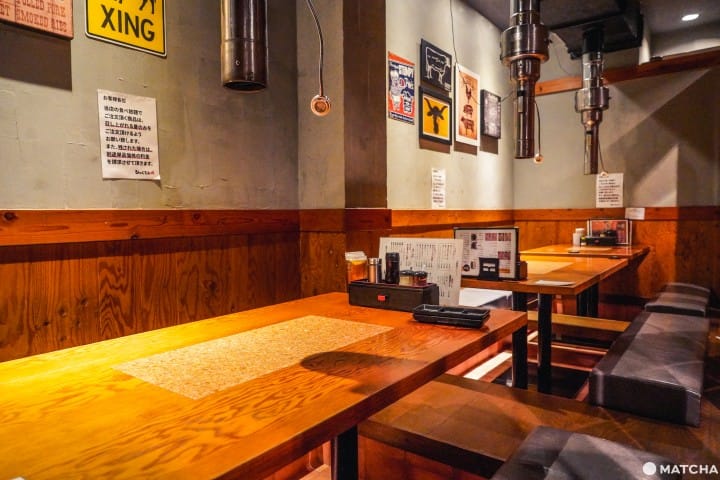 东京美食烧肉吃到饱_豪德寺ひゃくてん_吃到饱午餐方案_店内