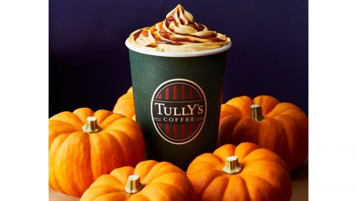 Tully's Salt Caramel Pumpkin Caffè Latte & Caramelized Apple Milk Tea