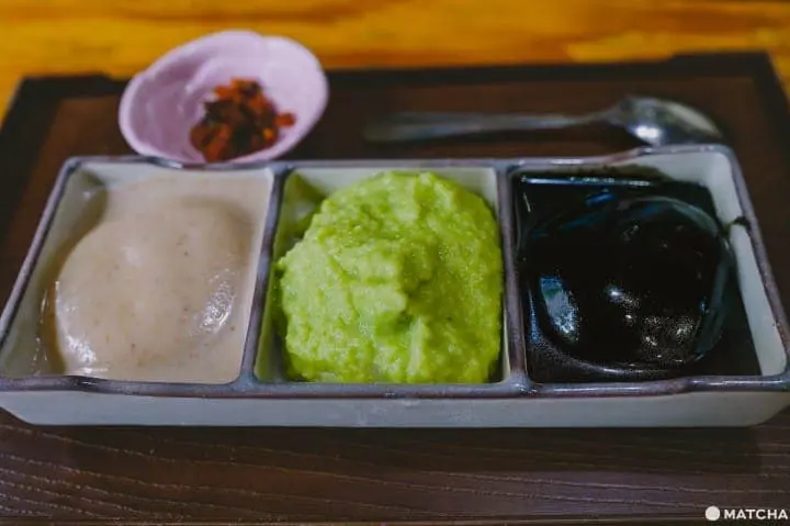 仙台美食_仙台甜點_毛豆泥_村上屋餅店_三色餅