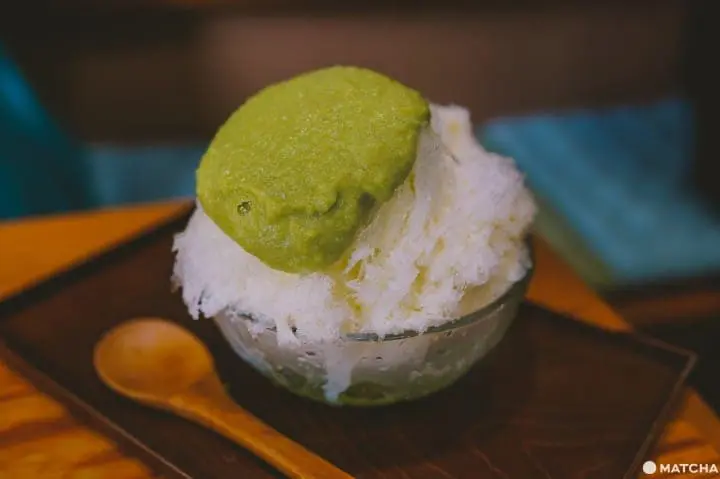 仙台美食_仙台甜點_毛豆泥_村上屋餅店_毛豆泥牛奶剉冰