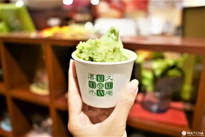 仙台美食_仙台甜點_毛豆泥_お茶の井ヶ田_抹茶毛豆聖代