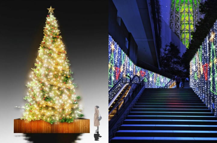 晴空塔圣诞灯饰SKYTREE