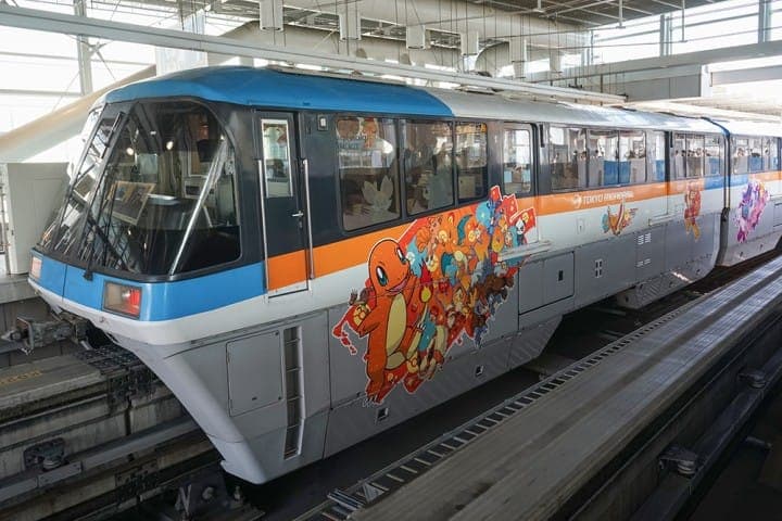 เข้าเมืองโตเกียวจากสนามบินฮาเนดะพร้อมเหล่าโปเกมอน ด้วยโตเกียวโมโนเรล (Pokemon Monorail)