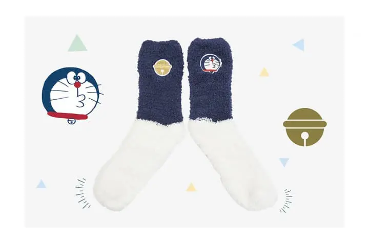 多啦A梦日本邮局限定商品家居袜子