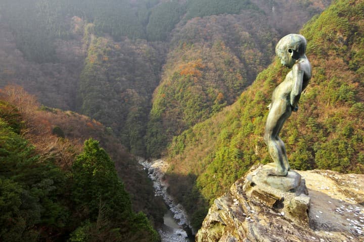 祖谷溪谷、小便小僧