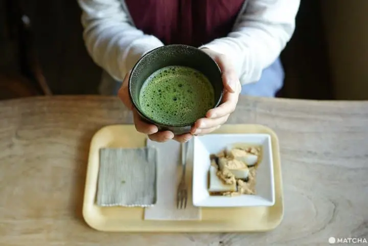 kuzu mochi matcha set