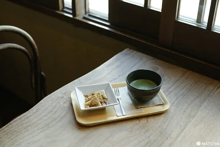 kuzu mochi matcha