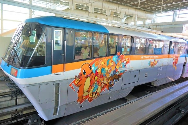 Cashless With Welcome Suica! Ride The Pokemon-Themed Tokyo Monorail