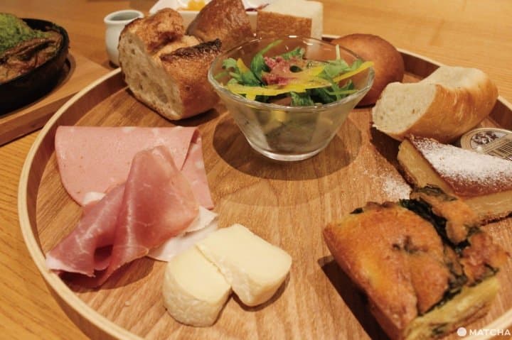 bread and espresso竹麵包盤