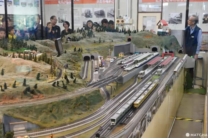 青梅鐵道公園紀念館鐵道模型展示