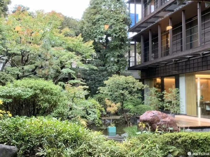 釜竹 烏龍麵 庭園