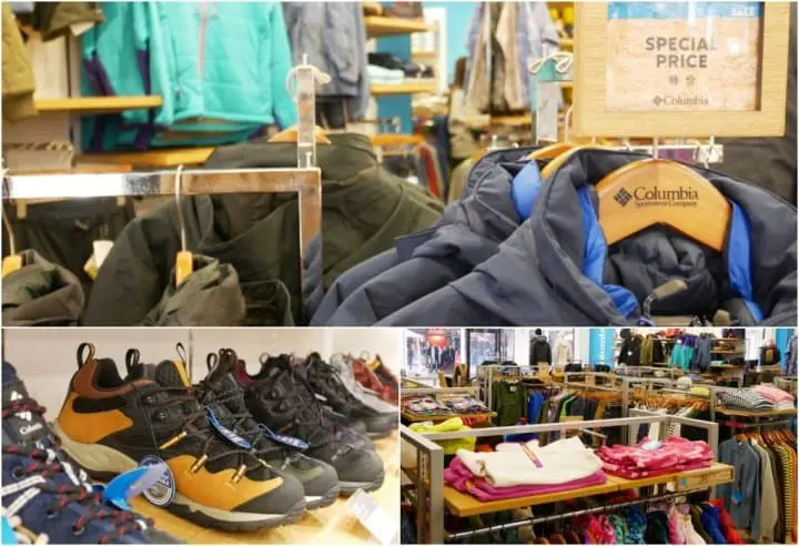 酒酒井OUTLETS Columbia