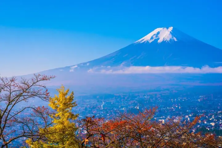 Mt. Fuji in fall