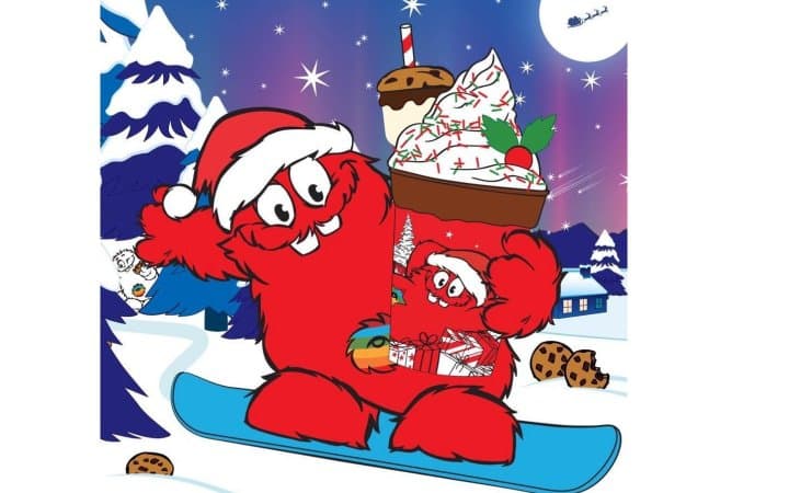 Christmas At Cookie Time - Red Velvet Cookie Dough Shake And S'mores Hot Chocolate