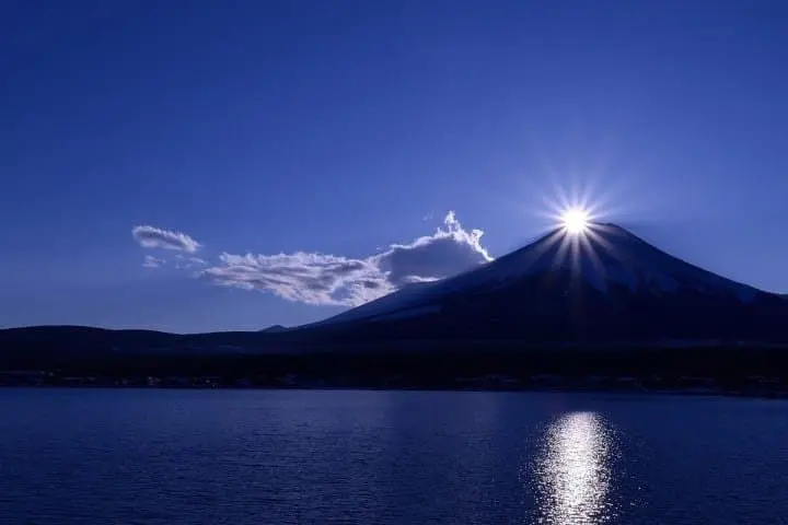 高尾山 鑽石富士