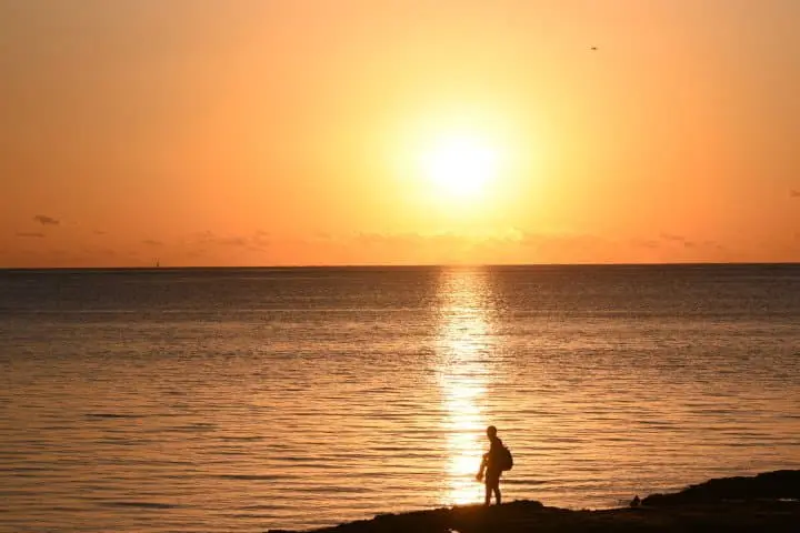 沖繩自駕遊自由行_瀬長島Umikaji Terrace_夕陽