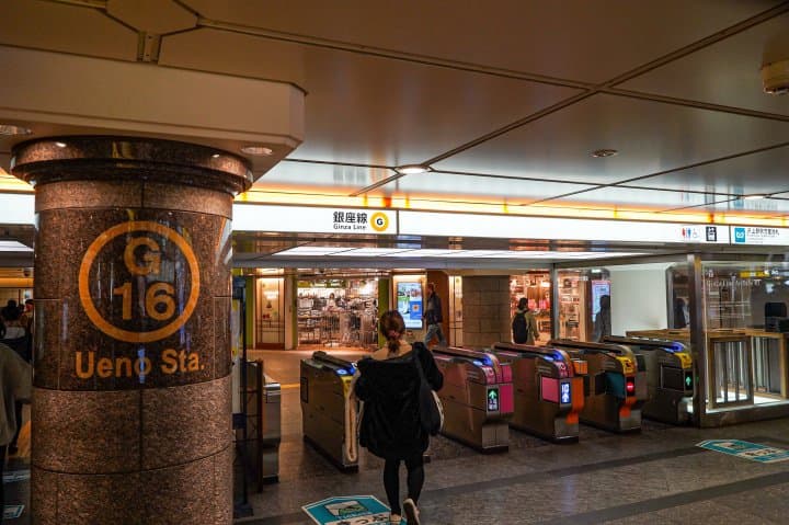 千葉一日輕旅行_銀座線上野站