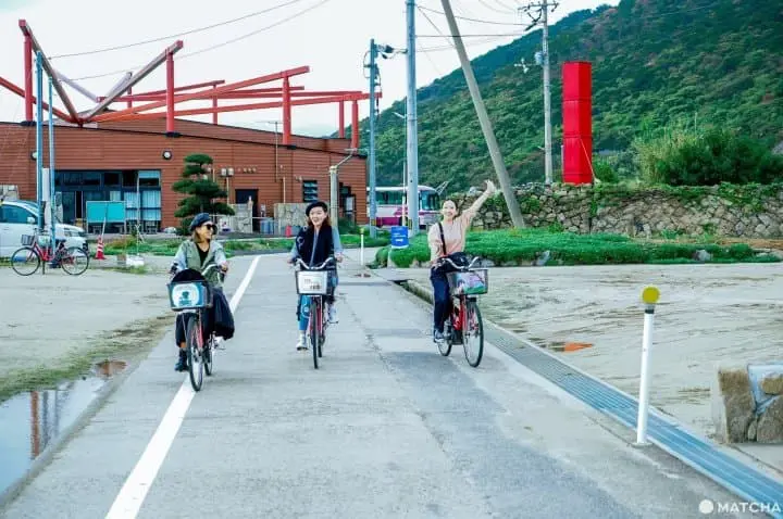 瀨戶內海_女木島_電動腳踏車