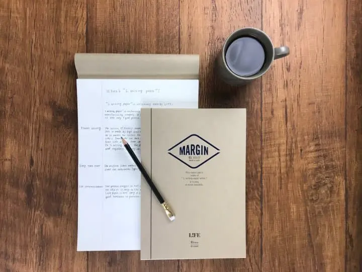 MARGIN LIFE筆記本