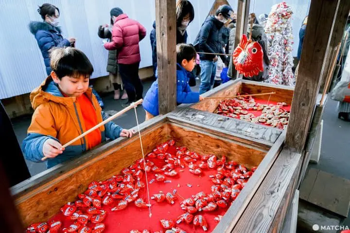 岩手盛岡自由行自駕遊_盛岡八幡宮_鯛魚籤