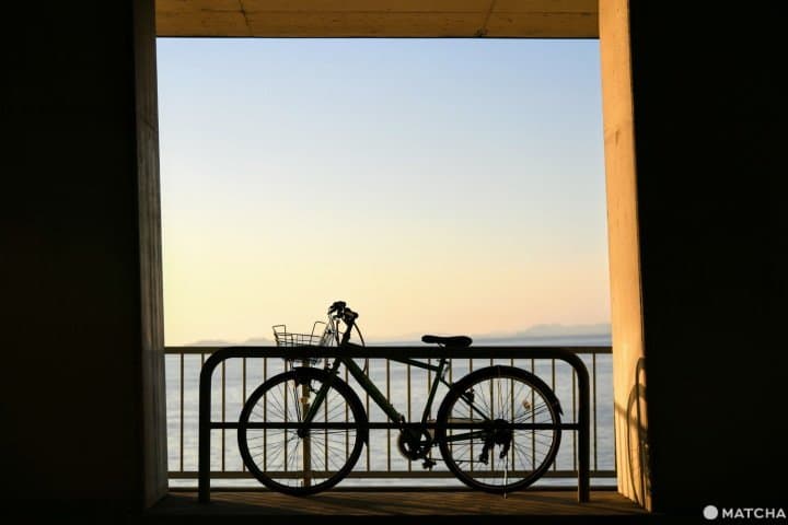 父母ヶ浜のサイクリング