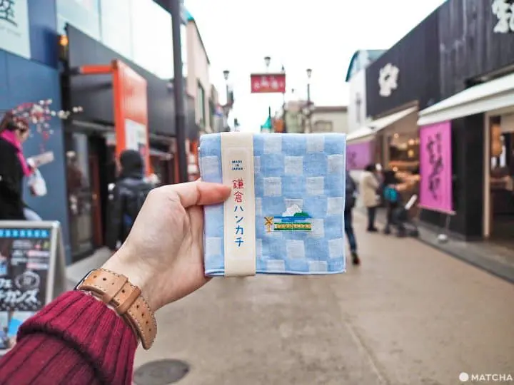 SouvenirGallery KAMAKURA江之電手帕