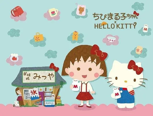 櫻桃小丸子 x三麗鷗 Hello Kitty