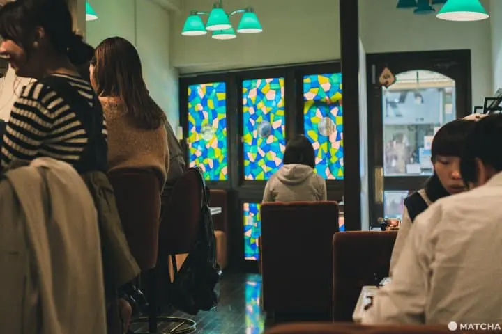 東京咖啡甜點漂浮汽水_喫茶パオーン_內觀