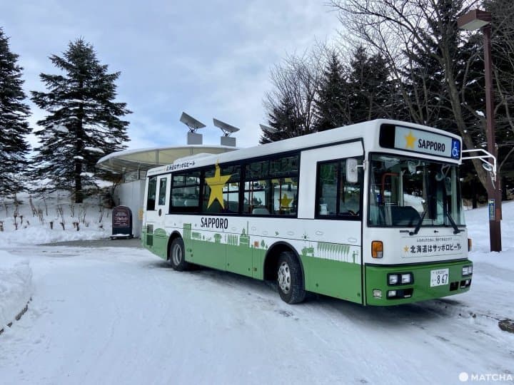 札幌啤酒庭園,賞雪景!喝啤酒!