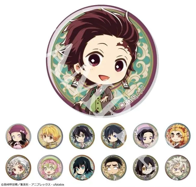 鬼滅之刃隨機圖樣胸章