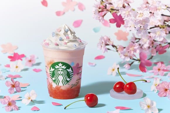 Starbucks Sakura Sakuranbo Frappuccino And New Spring Goods Matcha Japan Travel Web Magazine