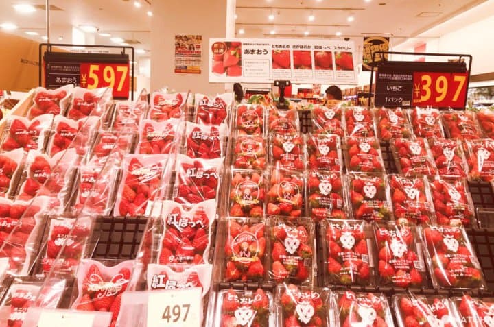 超市 草莓