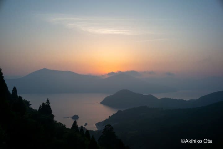 amacho sunset oki islands