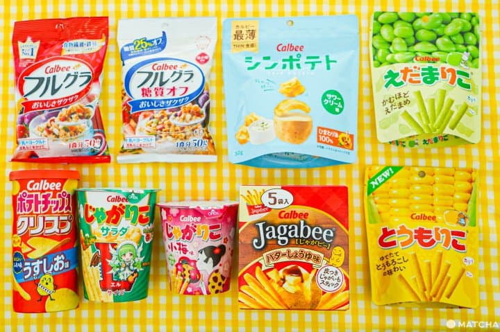 Calbee卡樂比_日本洋芋片_馬鈴薯條餅乾