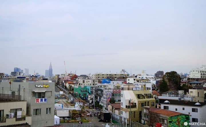 vue depuis shimokitazawa