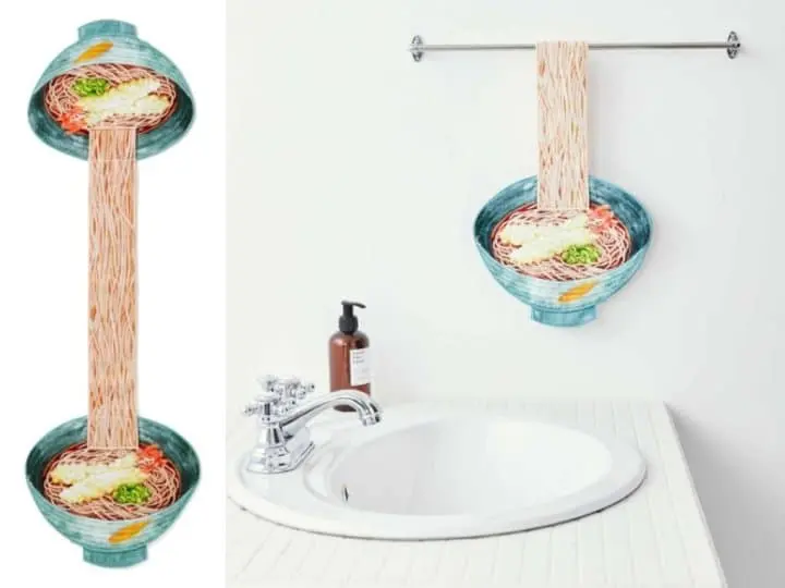 日本 蕎麥麵毛巾