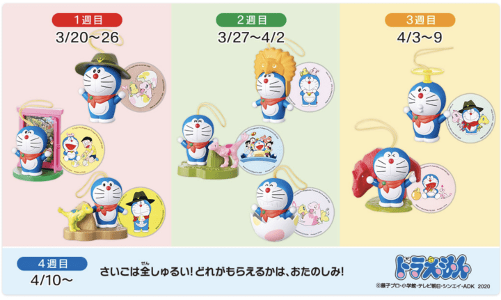 可惡，想要！麥當勞「快樂兒童餐」8種哆啦A夢玩具萌登場！