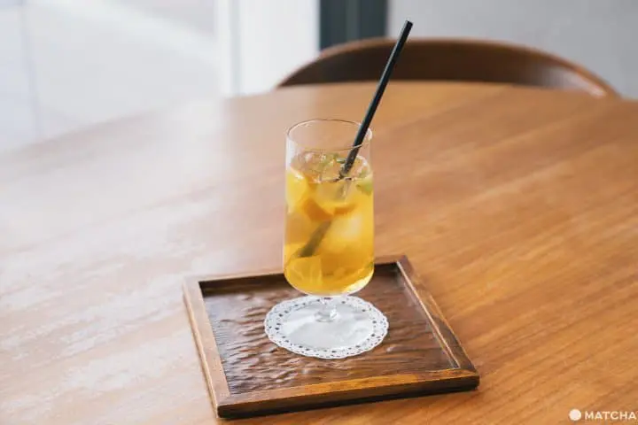 Colorful Cafe at Tsukiji Honganji's Cafe Tsumuji