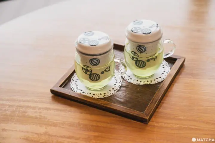 Colorful Cafe at Tsukiji Honganji's Cafe Tsumuji