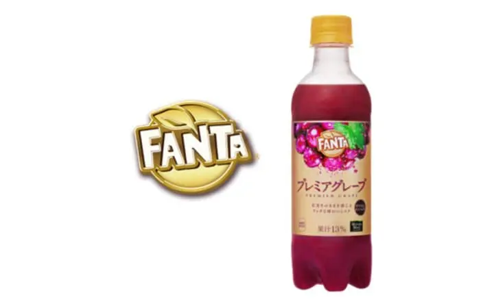 FANTA PREMIER GRAPE - Less Sweet With Real Fruit Juice