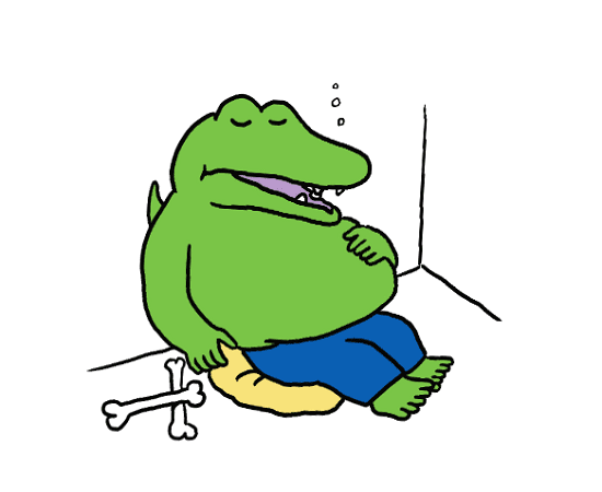 100天後就會死的鱷魚