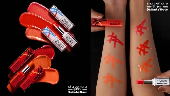 เครื่องสำอางคอลเล็กชันพิเศษจาก shu uemura x Onitsuka Tiger