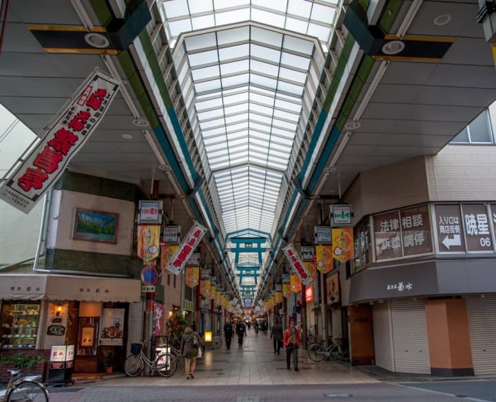 Tenjinbashisuji à Osaka - La plus longue rue commerçante du Japon